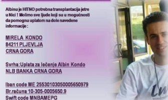 Albin Konda putuje danas za Francusku, skupljeno 70.000 eura