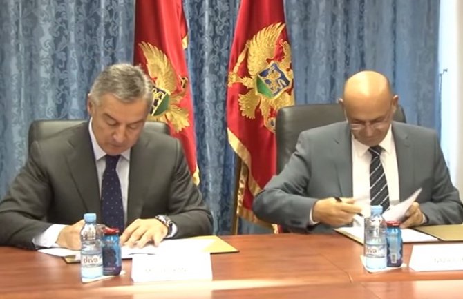 Đukanović i Cungu potpisali Aneks sporazuma o postizbornoj koalicionoj saradnji