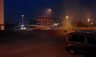 Požar kod Novog studentskog doma (Foto)