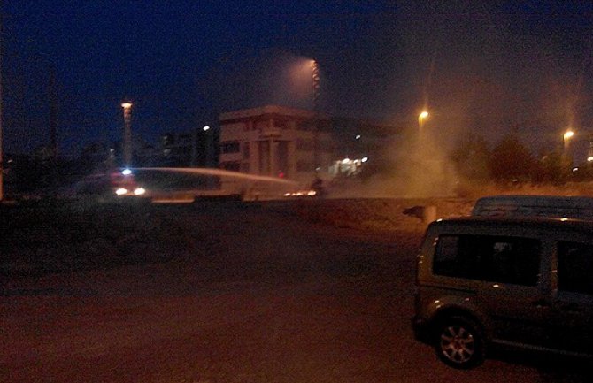 Požar kod Novog studentskog doma (Foto)