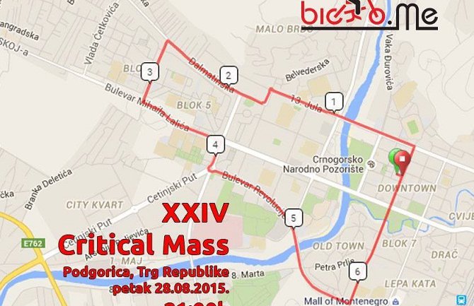 U petak noćna biciklistička vožnja u 21h