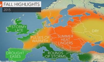 Ekstremne vrućine i obilne kiše do novembra