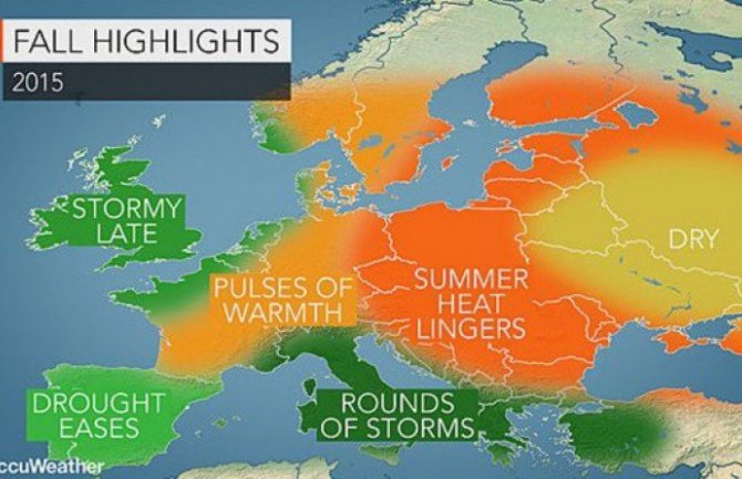 Ekstremne vrućine i obilne kiše do novembra