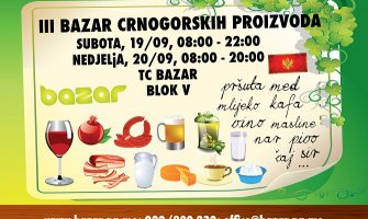 Sajam crnogorskih proizvoda u Bazaru