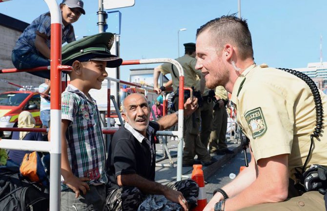 Rijetki trenuci sreće izbjeglica(FOTO)