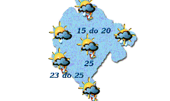 Danas kiša, do 25 stepeni