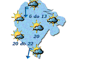 Danas bez kiše, do 22 stepena