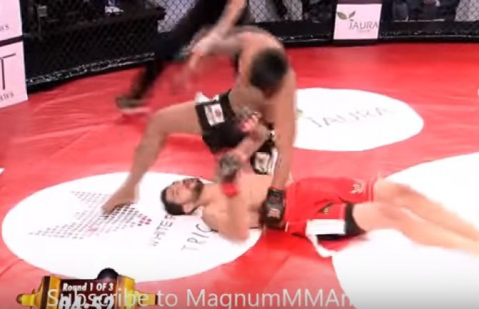 Arogatni MMA borac nokautiran za par sekundi