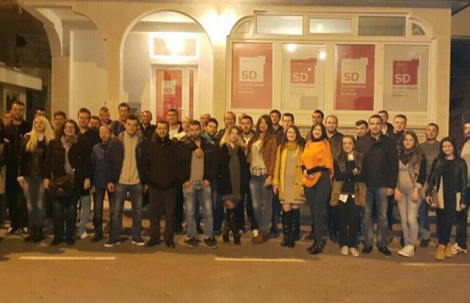 Irfan Dervišević koordinator Omladine Socijaldemokrata u Gusinju