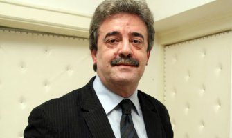 Momir Bulatović na anti-NATO protestu u Podgorici 