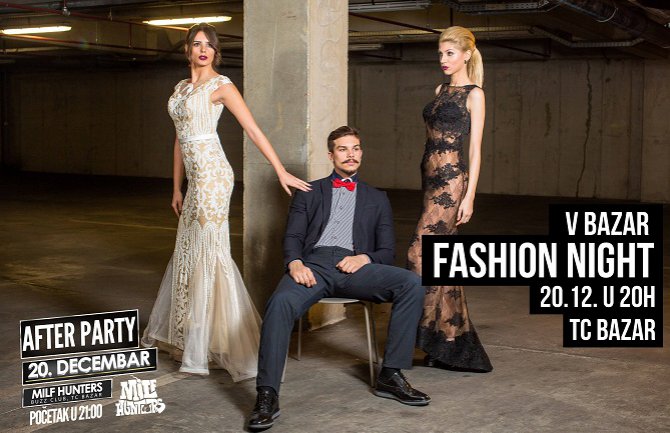 V Bazar fashion night 20. decembra