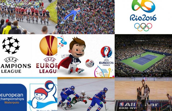 Bogata sportska 2016. godina: Olimpijada u Riju, EURO u Francuskoj...