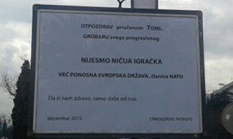 Poruka Nikoliću:  Nijesmo ničija igračka, već ponosna evropska država, članica NATO