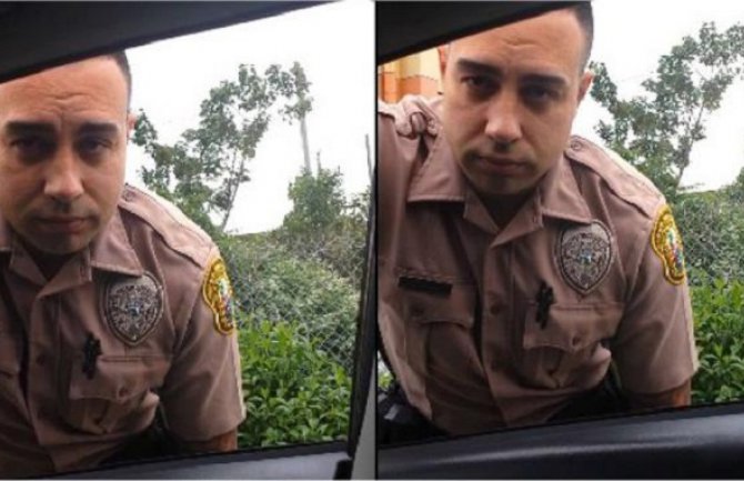 Amerikanka zaustavila policajca zbog prebrze vožnje (Video)