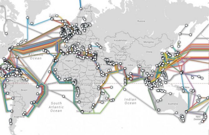 Evo kako se napaja INTERNET: Ovo je mreža od 850.000 kilometara kablova skrivenih ispod okeana (VIDEO)