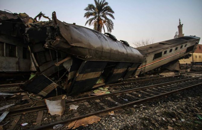 Željeznička nesreća u Egiptu, 70 povrijeđenih