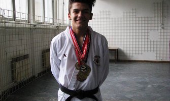 Hamza Čajić, najbolji evropski karatista: Medalje su podsticaj za nove pobjede