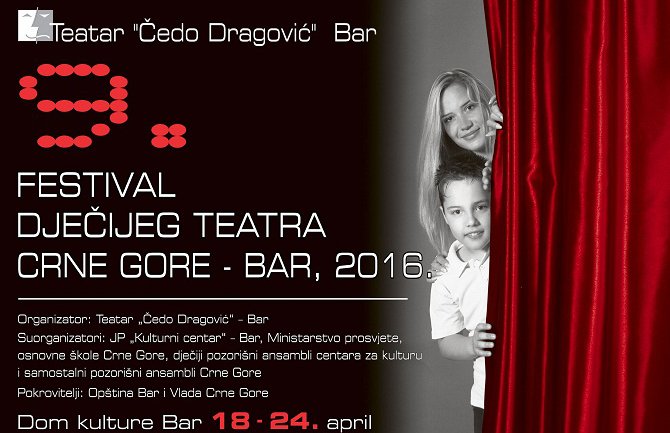 Bar: 9. Festival dječijeg teatra Crne Gore