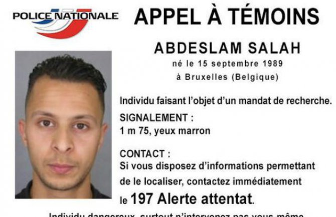 Uhapšen napadač iz Pariza, Salah Abdeslam