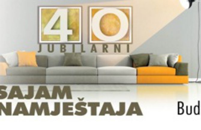 Jubilarni 40. Sajam namještaja od 6. do 10. aprila