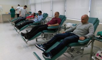 Zaposleni u Parking servisu Podgorica dobrovoljno dali krv