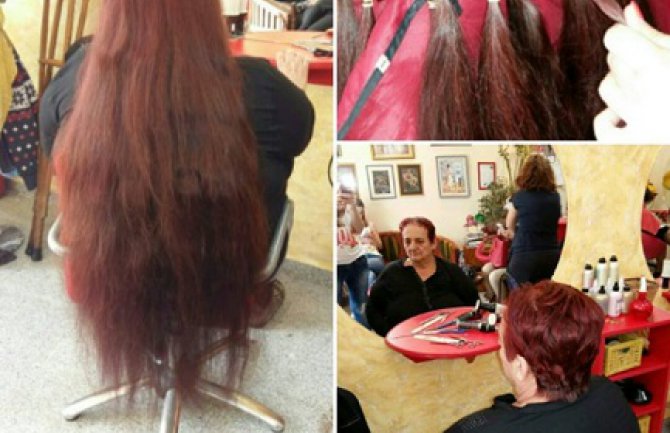 Desanka Radosavović donirala čak 85 cm kose!