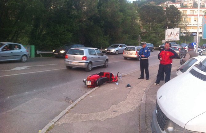 Herceg Novi:  U udesu teže povrijeđen motociklista