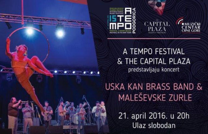 Koncert etno bendova u Capital Plazi