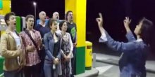 Andrija Milošević napravio pravi šou na pumpi (VIDEO)