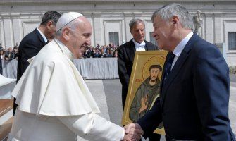 Princ Nikola sa Papom:Petrovići doprinijeli približavanju dvije hrišćanske vjere 