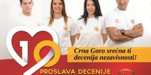 Sportisti promoteri proslave decenije nezavisnosti (FOTO)(VIDEO)