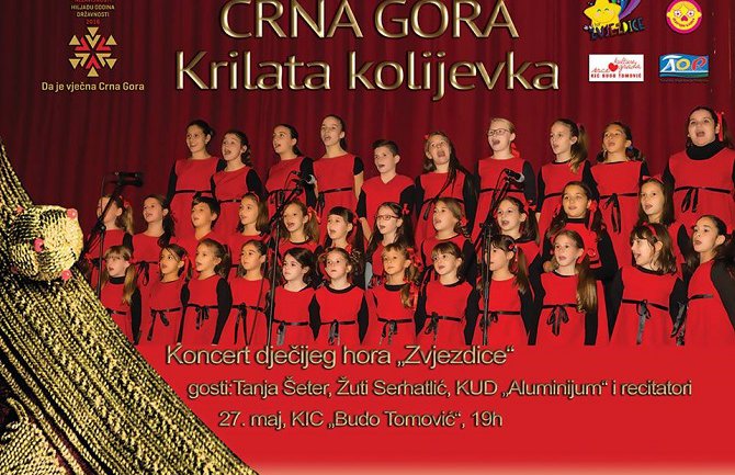 Koncert dječijeg hora Zvjezdice 27. maja u KIC-u