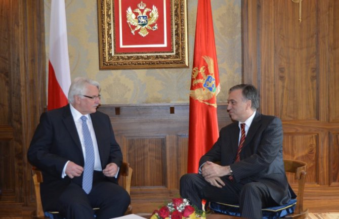 Bilateralni odnosi CG i Poljske imaju visok nivo u svim oblastima