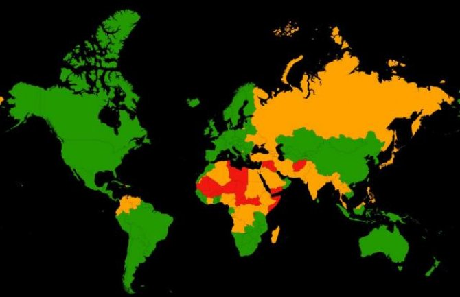 Ovo su najopasnije zemlje svijeta