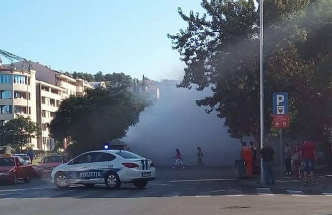 U Podgorici gorio gradski autobus