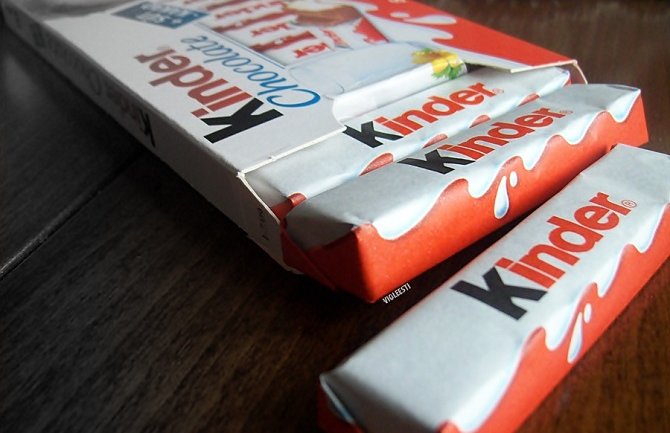 Na crnogorskom tržištu nema spornih Kinder čokolada
