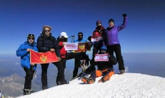 Crnogorska zastava četvrti put na najvišem vrhu Evrope