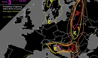 Drugi stepen upozorenja na nevrijeme za dio regiona