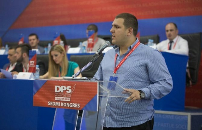 Miloš Vajić predsjednik Savjeta mladih DPS Bijelo Polje 