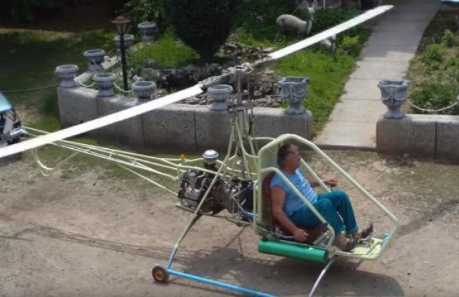 Autolimar će uskoro ostvari svoj životni san da poleti helikopterom koji je sam napravio (Video)