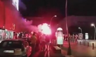 Podgorica: Slavili srebro srpskih košarkaša(VIDEO)