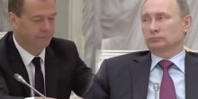 Medvedev se igrao na sjednici državnog vrha a Putinova rekacija je apsolutni hit(VIDEO)