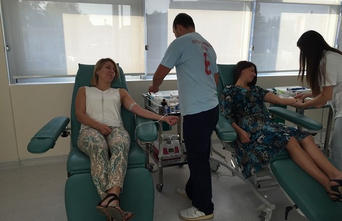 Zaposleni Crnogorskog Telekoma dobrovoljno dali krv 