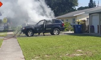 Samsung Galaxy Note 7 eksplodirao i zapalio automobil(FOTO)