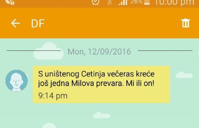 Građanima stizale poruke sa uvredama na račun DPS-a