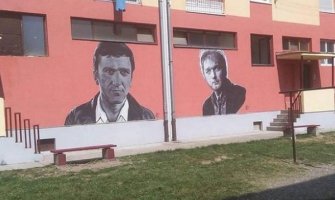 Sjećanje na velikane:  Osvanuo mural posvećen Bati i Mandi!