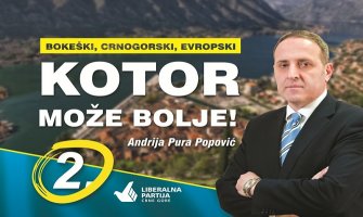 Grbović: Liberali u Kotoru za slobodnu carinsku zonu