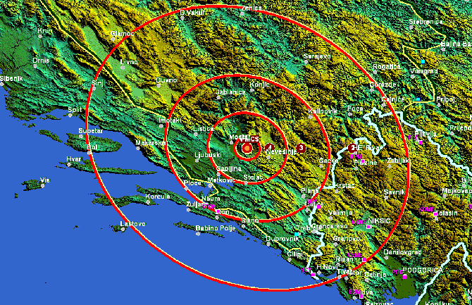 Treslo i u BIH: Zemljotres kod Mostara