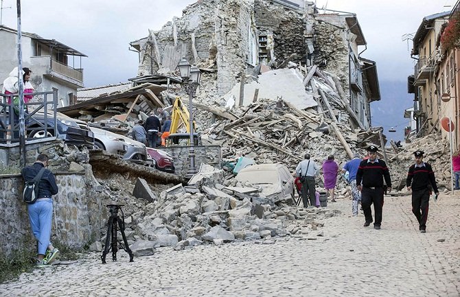  Zemljotres pomjerio tlo u Italiji za 70 centimetara