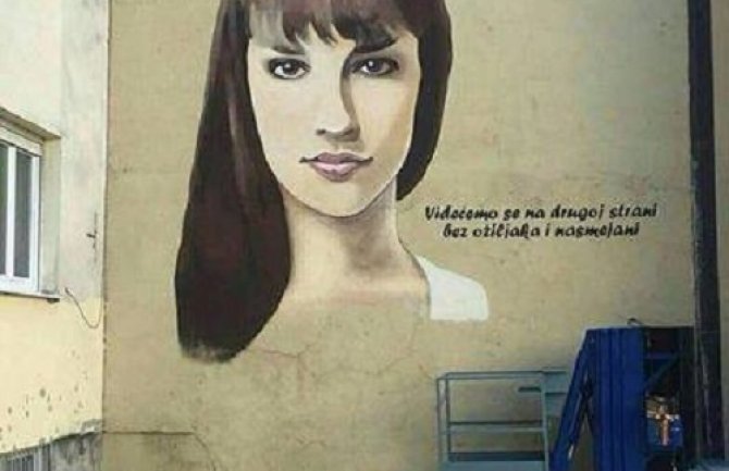Podgorica: Mural u znak sjećanja na drugaricu